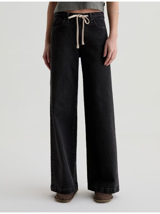 Ag Adriano Goldschmied Denim - NWT Adriano AG Stella Cinched in Underwater Cove Low Stung Palazzo Jeans 26